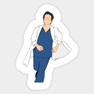 Dr Romantic Kim Sabu Sticker